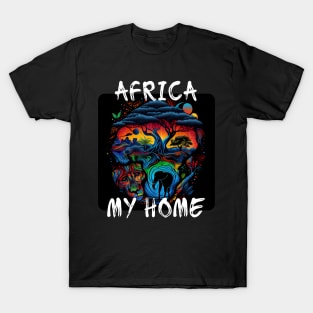 Africa, My Home 3 T-Shirt